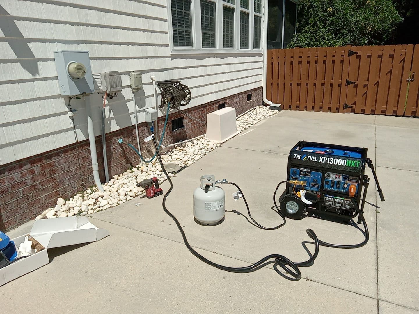Professional Portable Generator Installation Setup image
