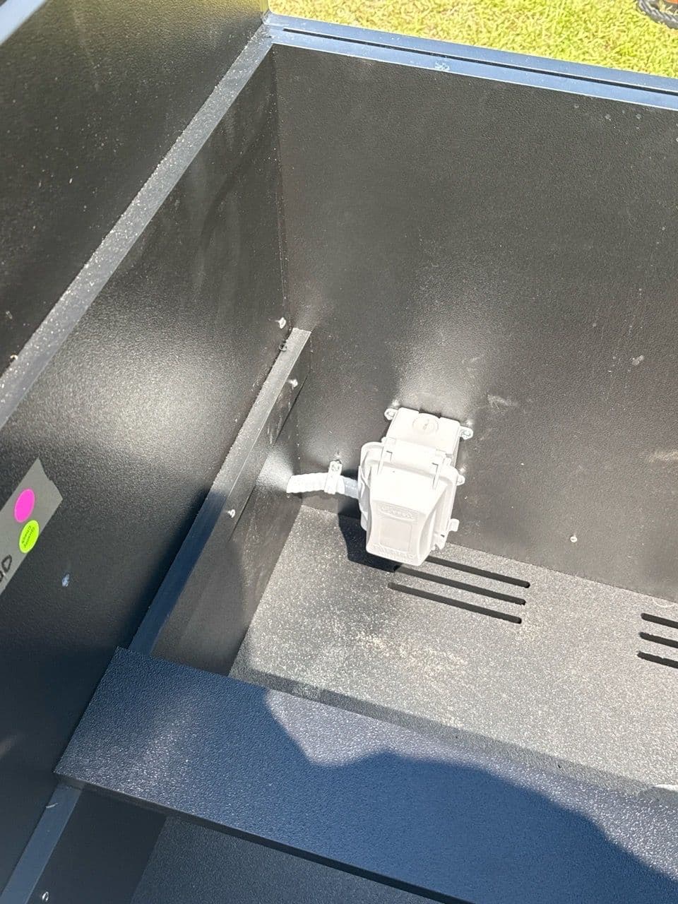 Seamless Outdoor Kitchen Outlet Installation image