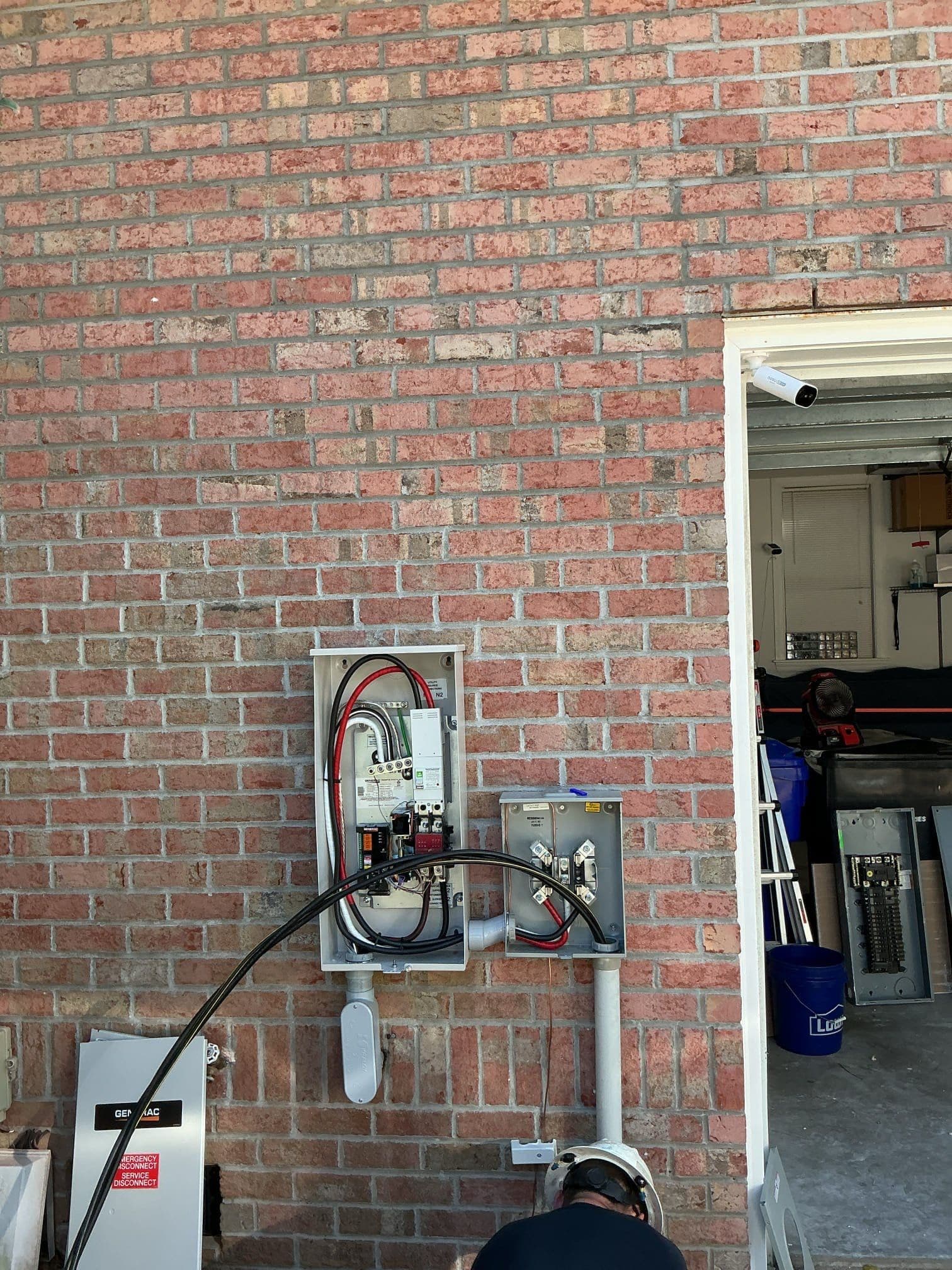200 Amp Meter Base and Generator Transfer Switch Installation image