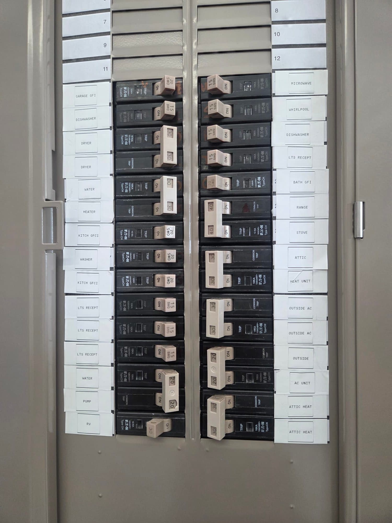 Gallery photos for Electrical Panel Upgrade Catches Dangerous Burned Bus Bar in Hampstead: Image #1