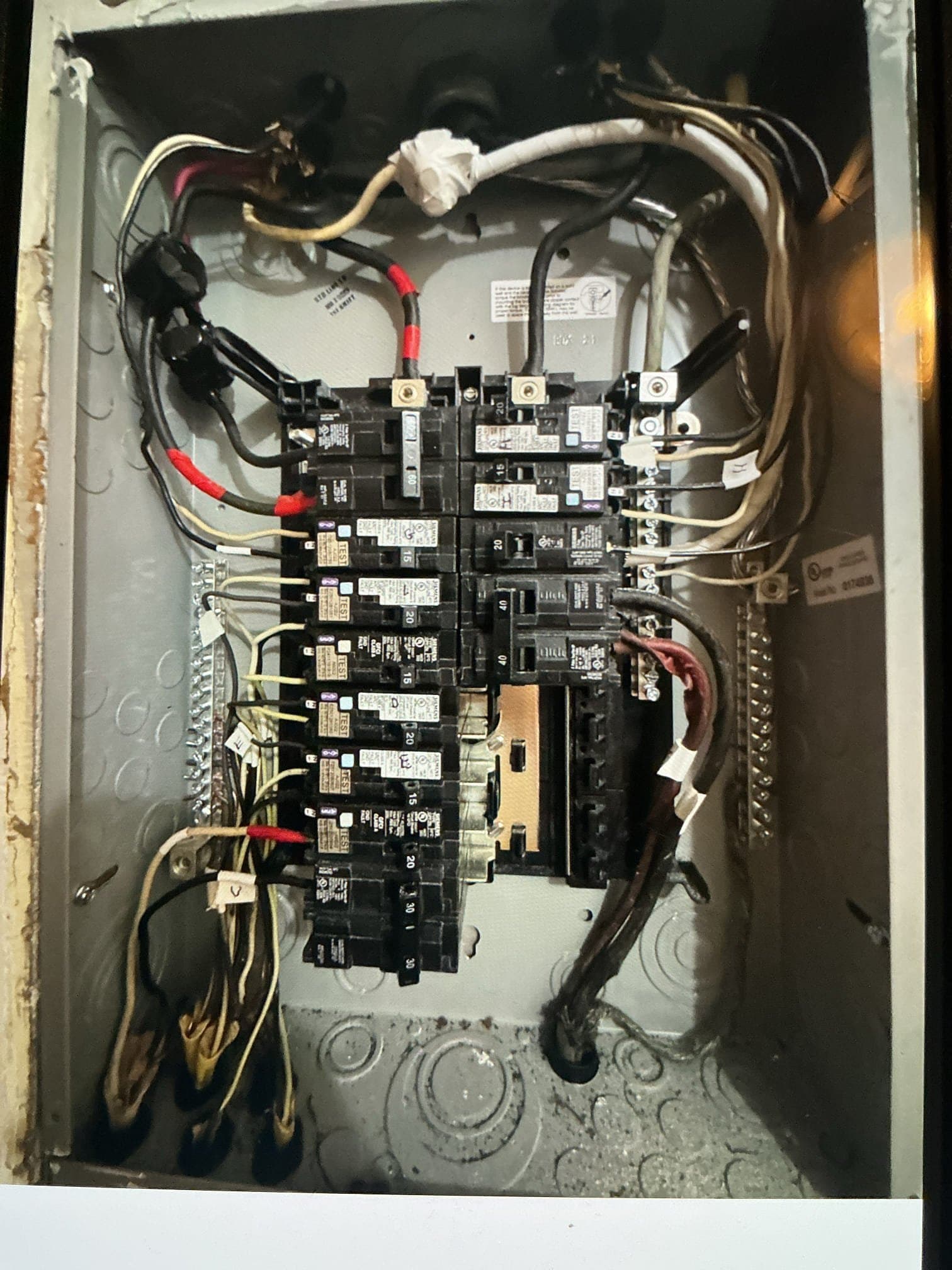 Indoor Sub Panel Replacement with Dual Function Breakers and Fire Guard Technology image