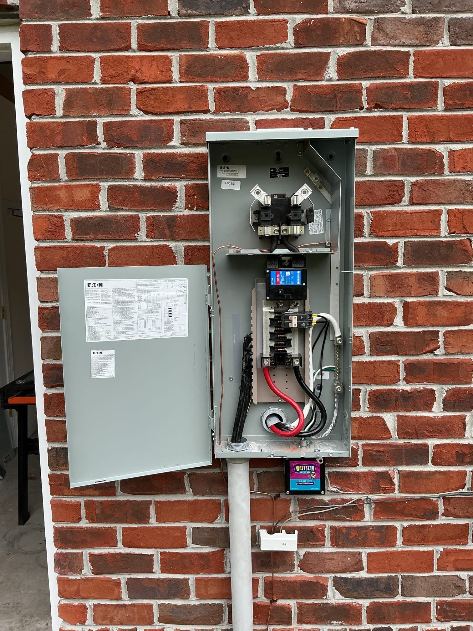 Gallery photos for Meter Base Replacement and Panel Upgrade in Wilmington: Image #1
