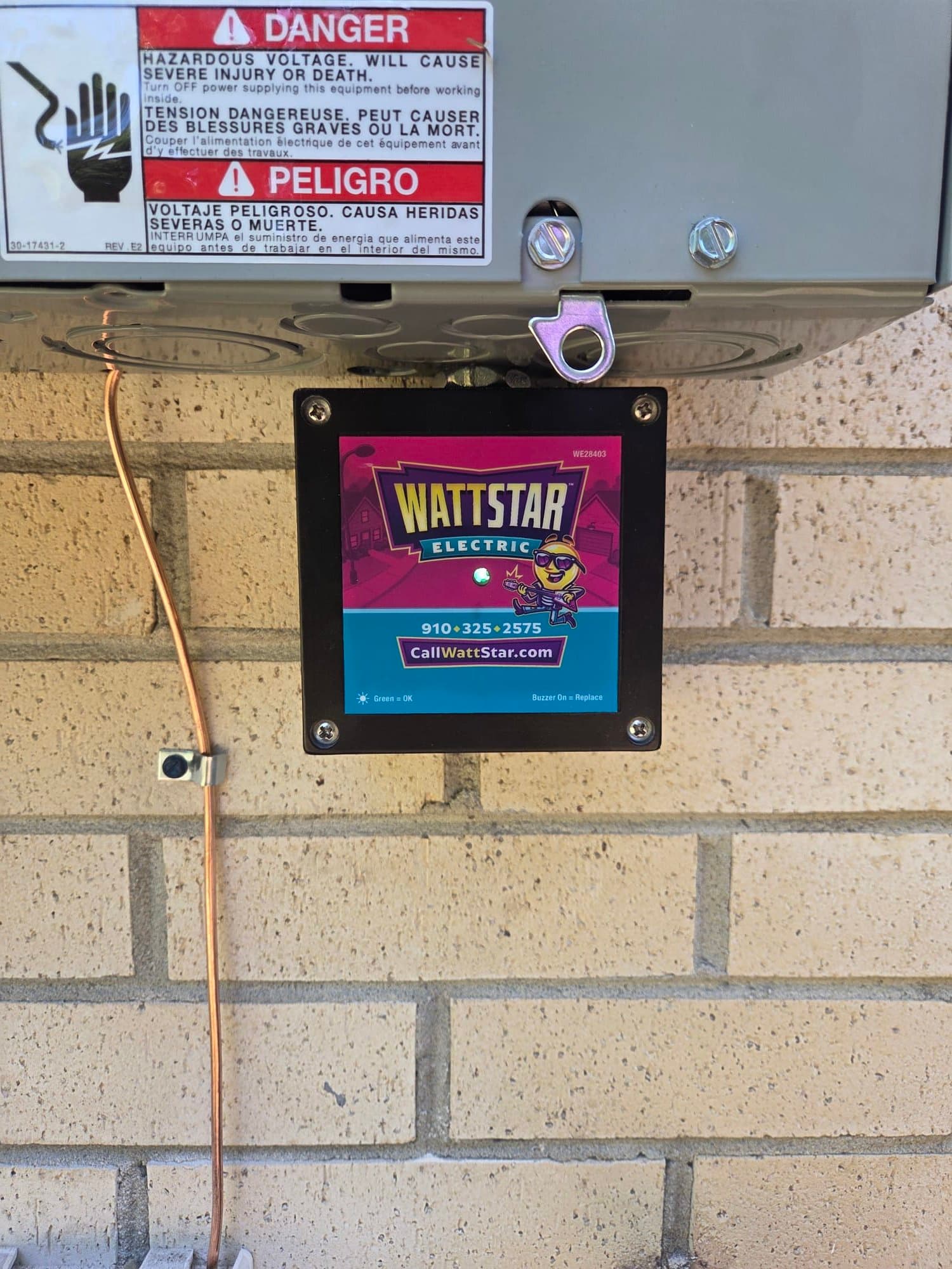 Gallery photos for Meter Panel Combo Upgrade with Surge Protection and New Riser: Image #2