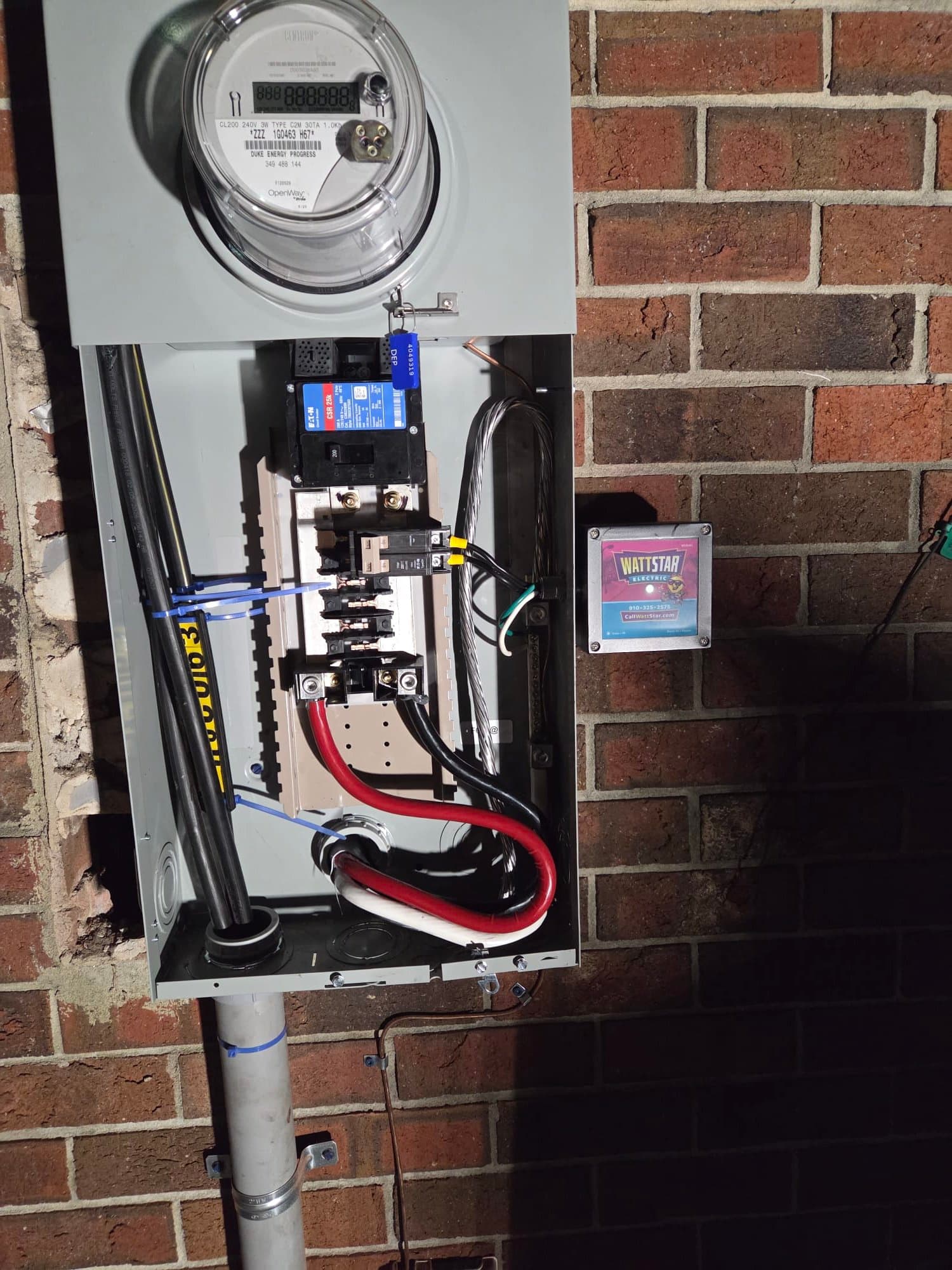 Underground Meter Service Conversion with New Panel and Surge Protection image