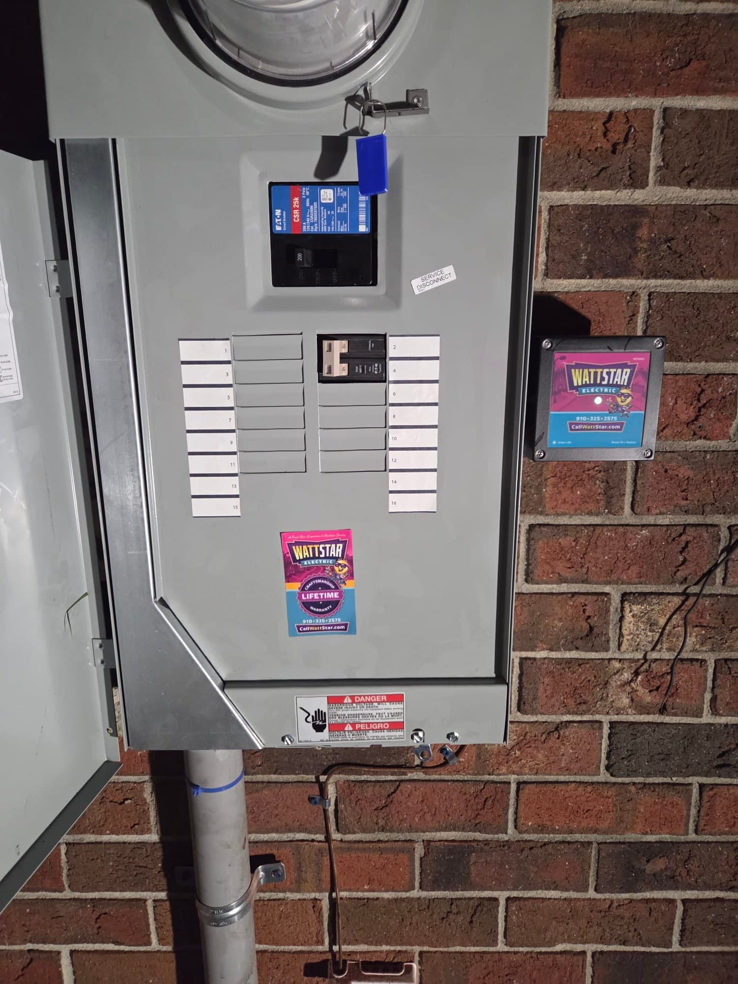 Gallery photos for Underground Meter Service Conversion with New Panel and Surge Protection: Image #1