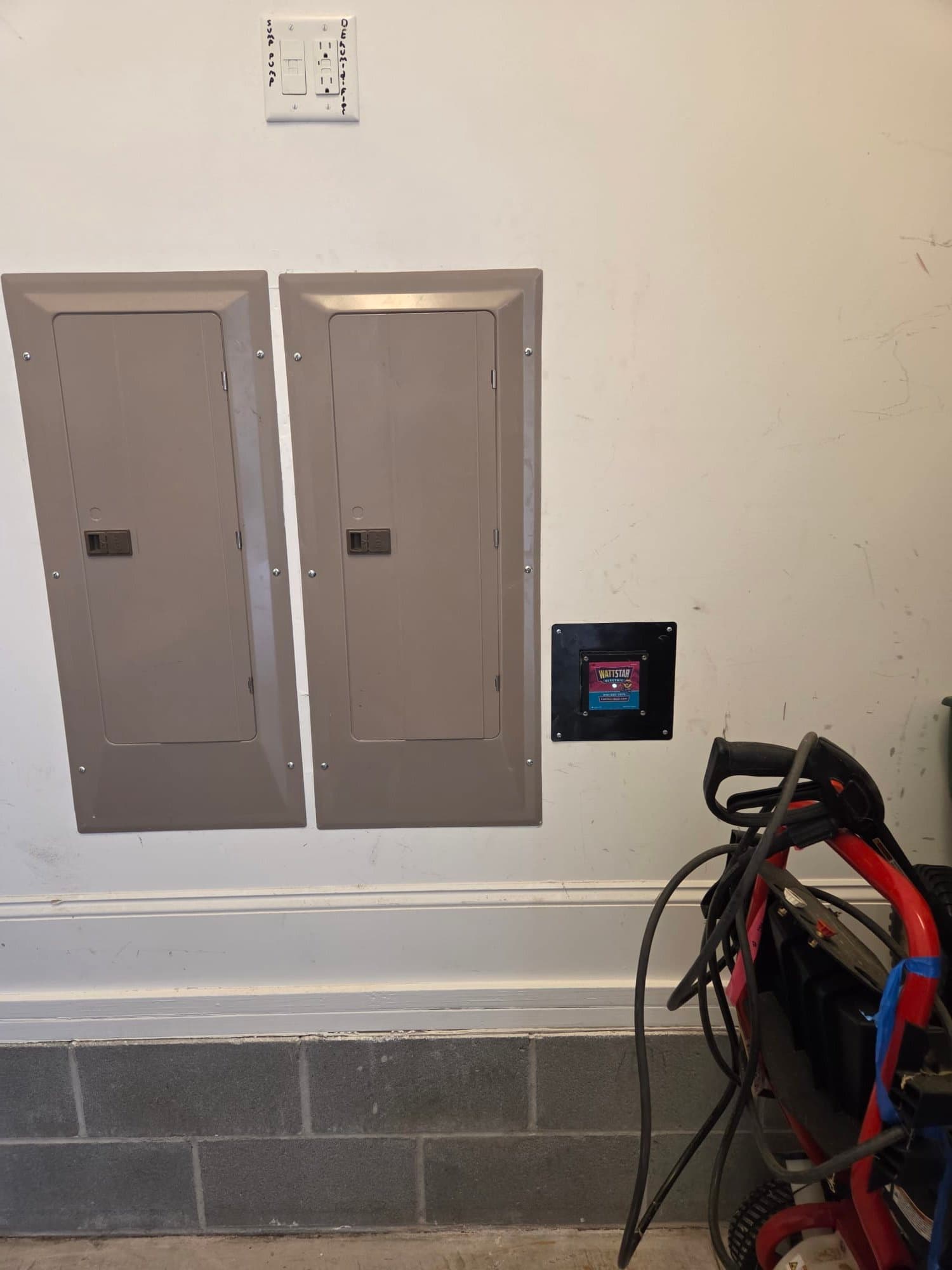 Gallery photos for Generator Inlet, EV Outlet, and Whole-Panel Surge Protection Install: Image #2