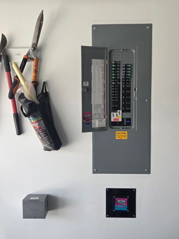 Portable Generator Interlock Kit with Panel Surge Protection Installed image