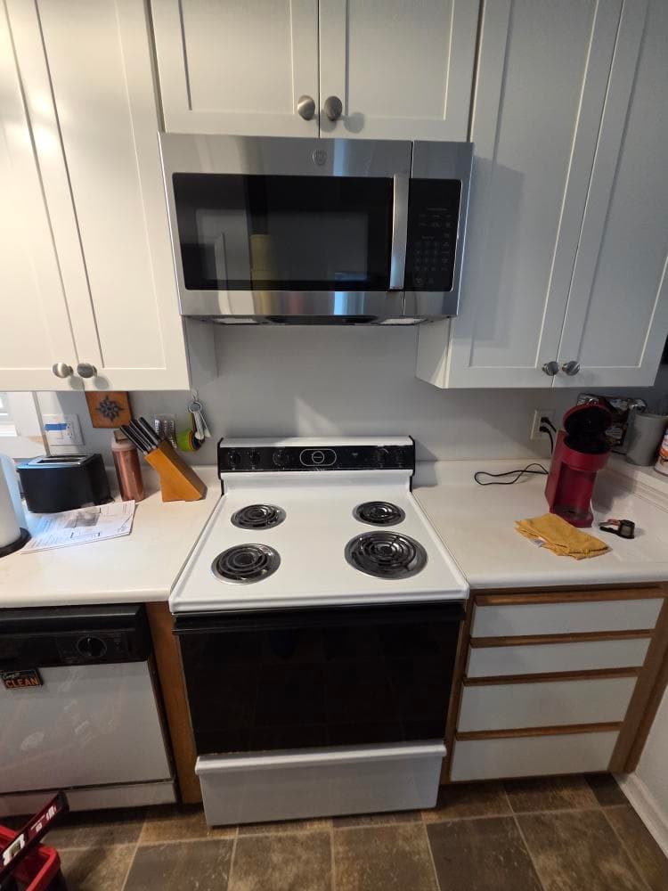 Dedicated Circuit and Over-the-Range Microwave Install for Kitchen Upgrade image