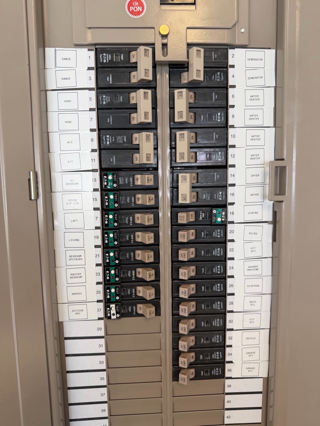Gallery photos for Eaton Panel Upgrade with Generator Interlock and Surge Protection: Image #2