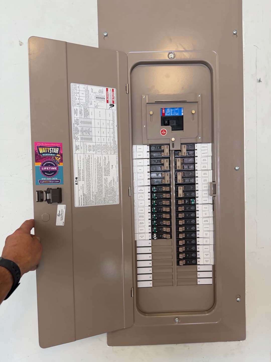 Gallery photos for Eaton Panel Upgrade with Generator Interlock and Surge Protection: Image #1