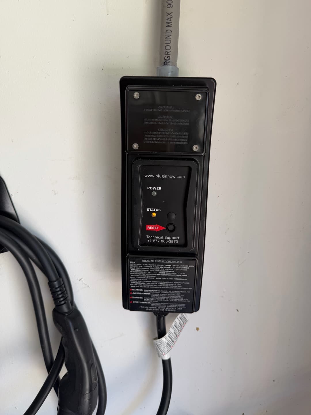 Level 2 EV Charger Installed in Garage With $1,117 Duke Energy Rebate image